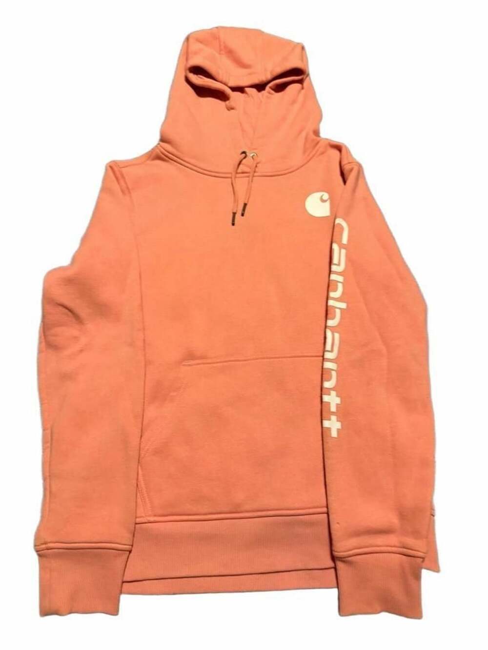 Carhartt Women's Relaxed Fit Midweight Logo Sleeve Graphic Hoodie